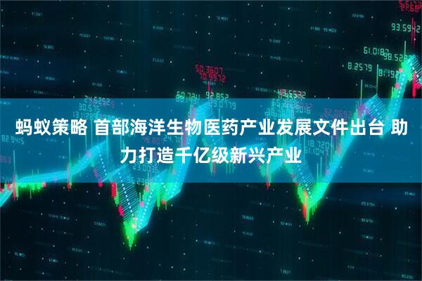 蚂蚁策略 首部海洋生物医药产业发展文件出台 助力打造千亿级新兴产业