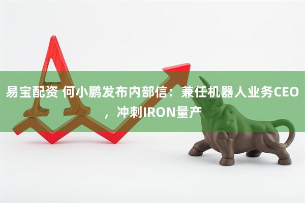易宝配资 何小鹏发布内部信：兼任机器人业务CEO，冲刺IRON量产